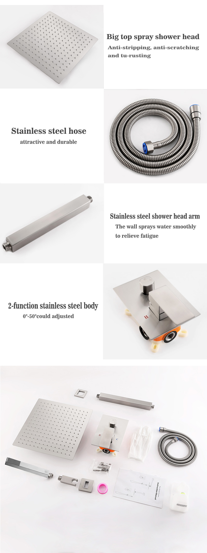 Concealed Shower Set مجموعة دش مخفية