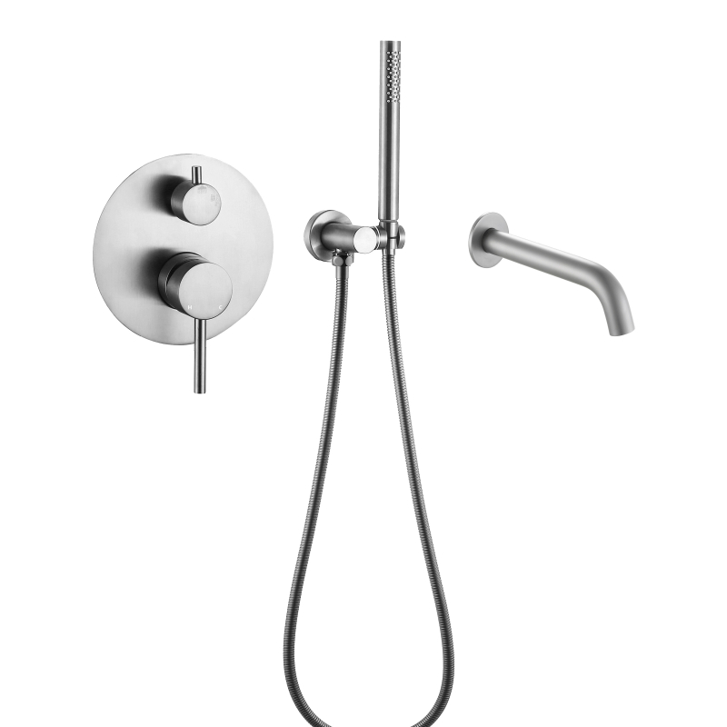 طقم دش مخفي من الفولاذ المقاوم للصدأ 304