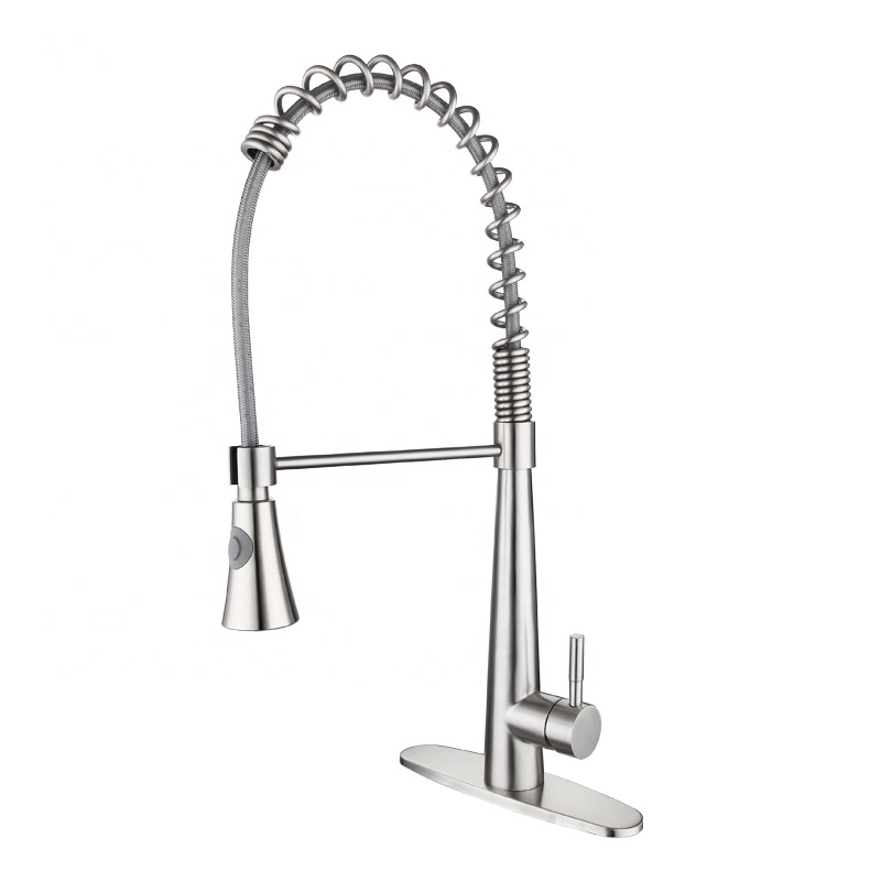 صنبور المطبخ للأسفل مع بخاخ منسدل