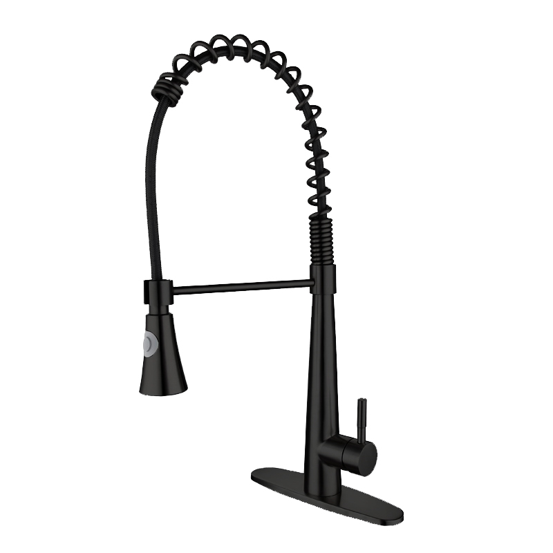 صنبور المطبخ مع البخاخ المنسدلة