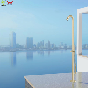 دش خارجي من الفولاذ المقاوم للصدأ من الدرجة البحرية 316 لحمام السباحة والشاطئ والفناء