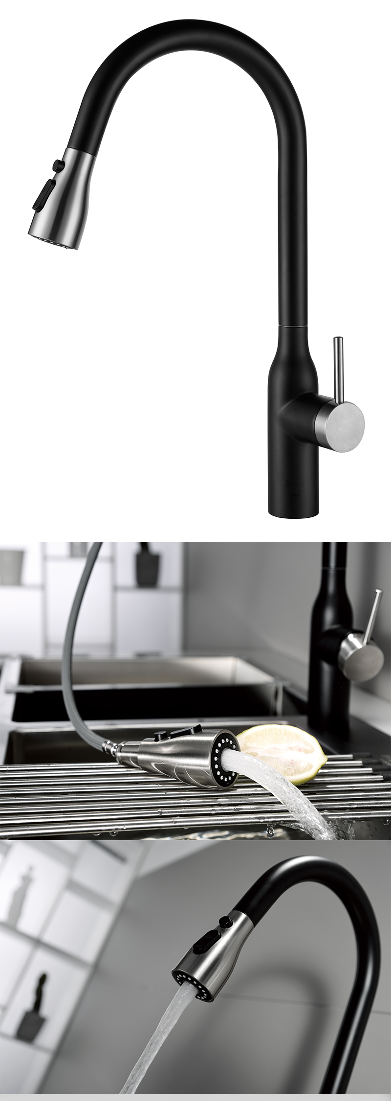 سحب صنبور المطبخ