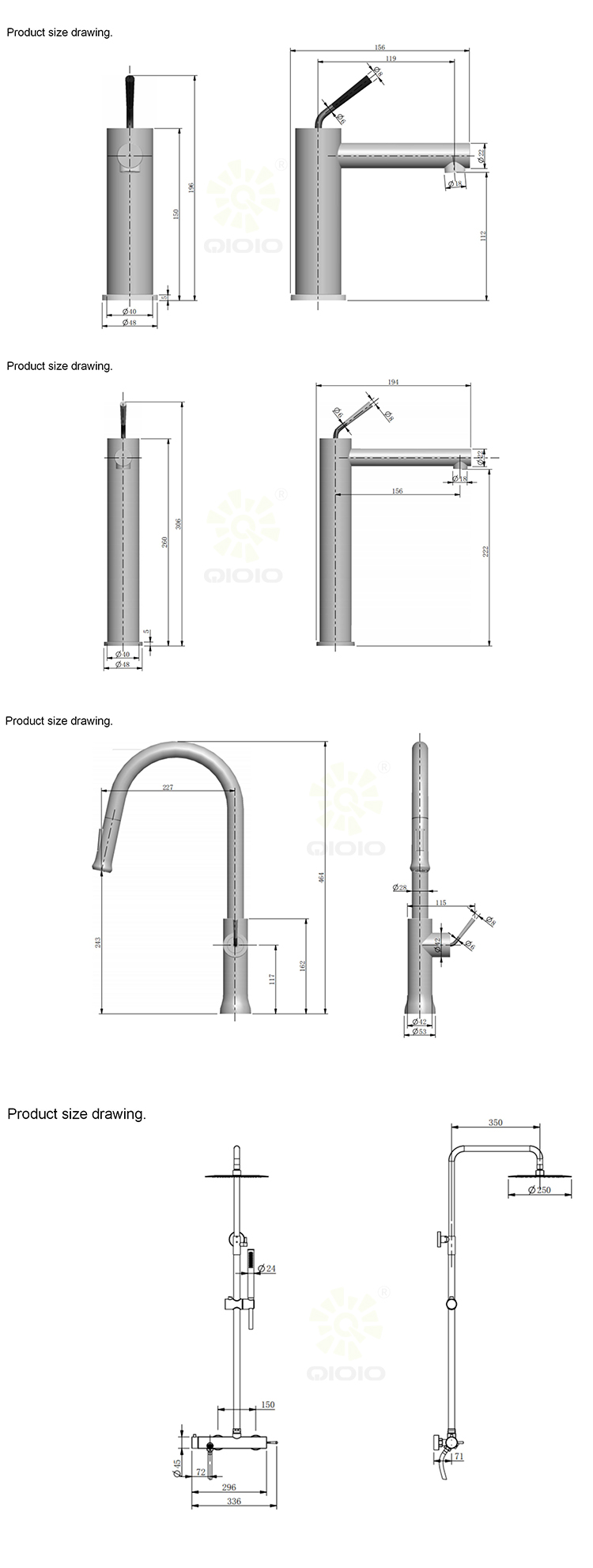 الذهب المطبخ صنبور 
