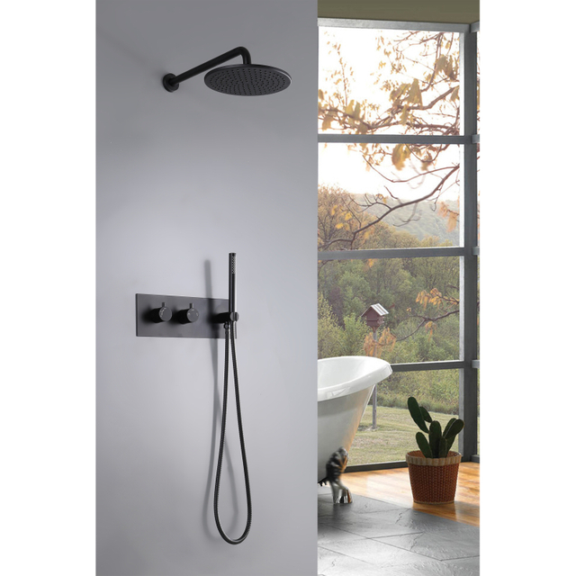 304 الفولاذ المقاوم للصدأ Ycfaucet نحي النيكل مجموعة دش الحمام المائية المثبتة على الحائط 