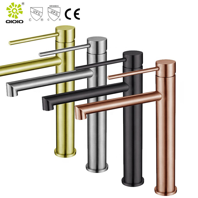 CUPC غسول للوجه الحمام الحديث Dometic الفولاذ المقاوم للصدأ 304 نحى صنبور الحمام الحنفية