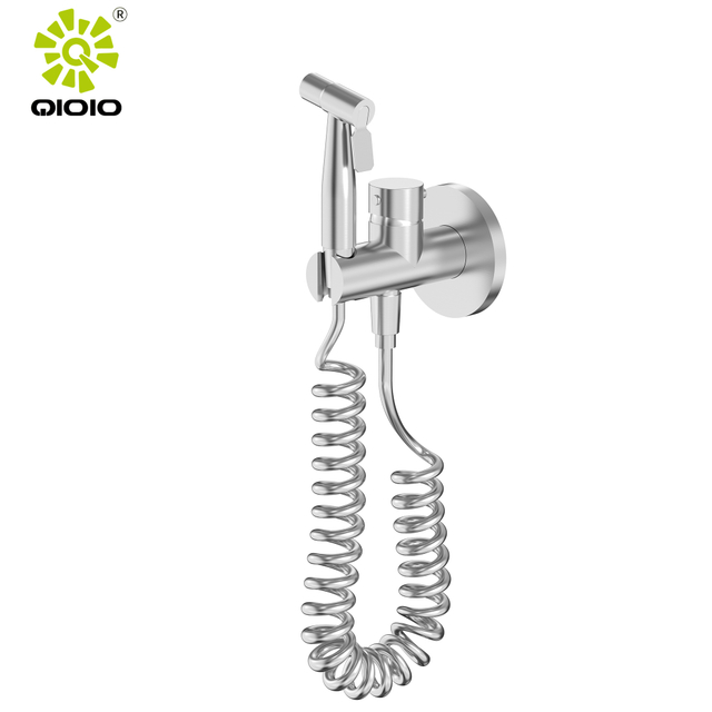 أزياء المياه الباردة sus304 المحمولة بيديه المرحاض مجموعة البخاخ