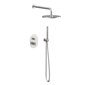 جديد 304 الفولاذ المقاوم للصدأ المصقول الحمام أخفى مجموعة دش ثرموستاتي