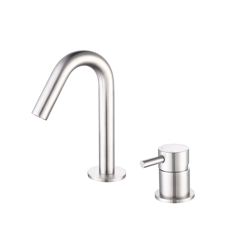 الكروم الفولاذ المقاوم للصدأ سفينة بالوعة الحنفية