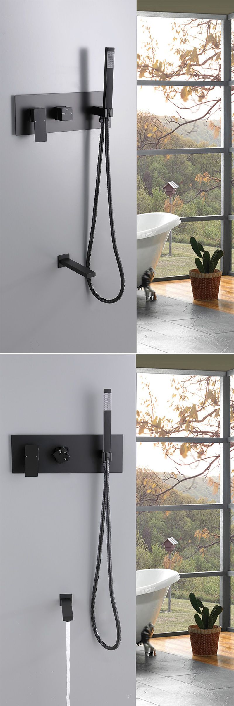 شنت الجدار مخفي مجموعة دش