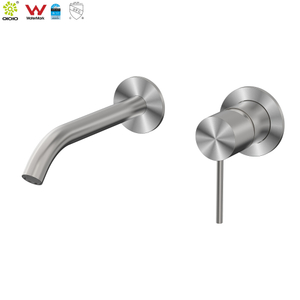 YC-316IS004 جدار جبل صنبور 316L جدار فولاذي مقاوم للصدأ الخيالة الحمام صنبور أخفى حوض خلاط جدار حوض خلاط مجموعة