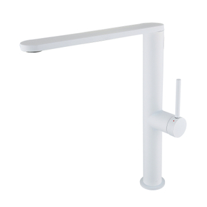 صنابير حوض المطبخ الرفيعة للغاية من الفولاذ المقاوم للصدأ 304 باللون الأبيض