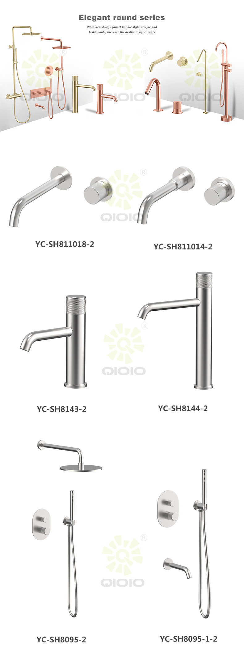 مجموعة مستديرة أنيقة جديدة 