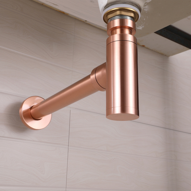 مرآة الحائط المخفية ماسورة النفايات استنزاف الحمام ديكور حوض بالوعة زجاجة من الفولاذ المقاوم للصدأ فخ سيفون 