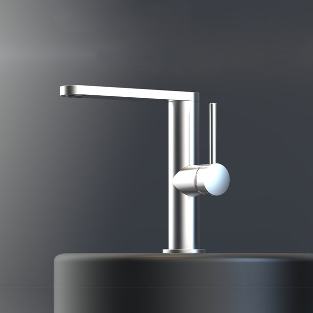 الحديث 304 الفولاذ المقاوم للصدأ كروم الحمام 360 درجة الدورية حوض الحنفيات